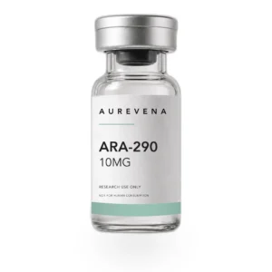 ARA-290 10mg research peptide vial from Aurevena, for laboratory research use only