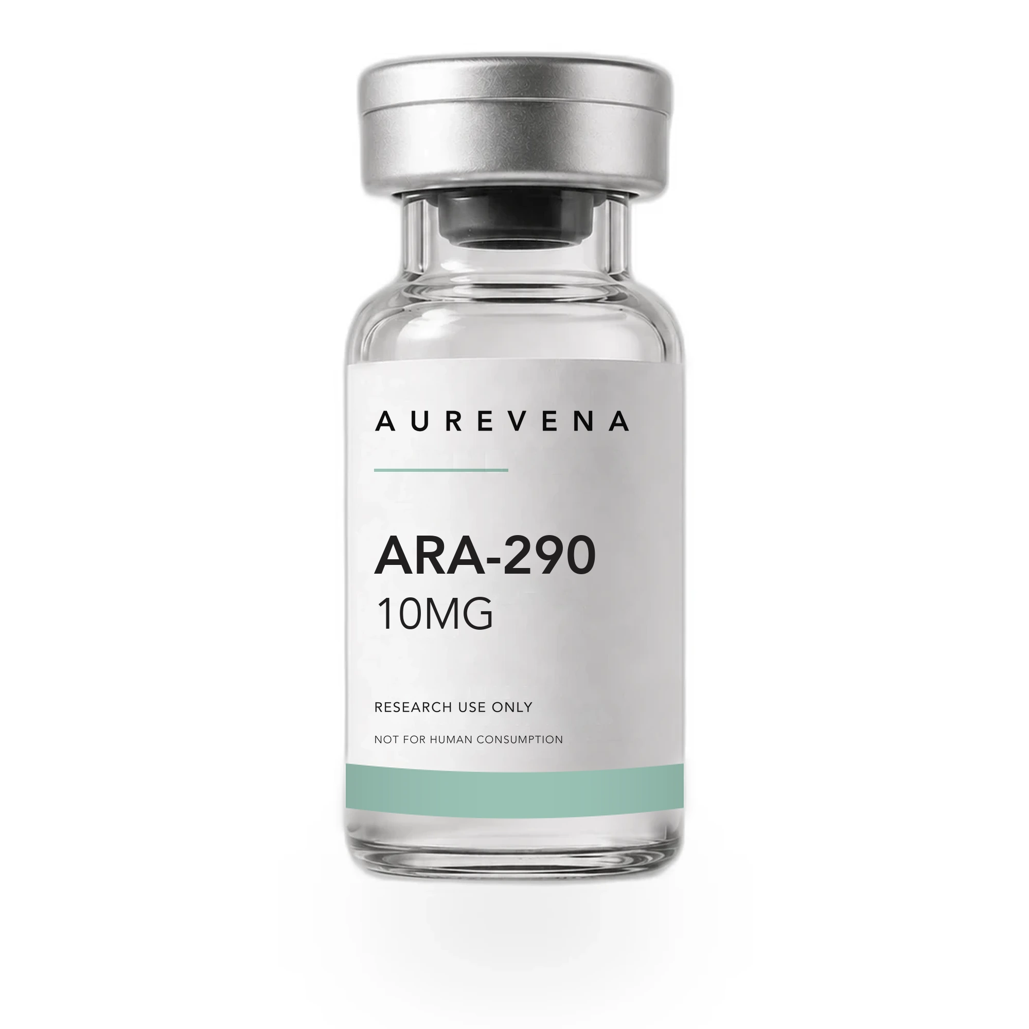 ARA-290 10mg research peptide vial from Aurevena, for laboratory research use only