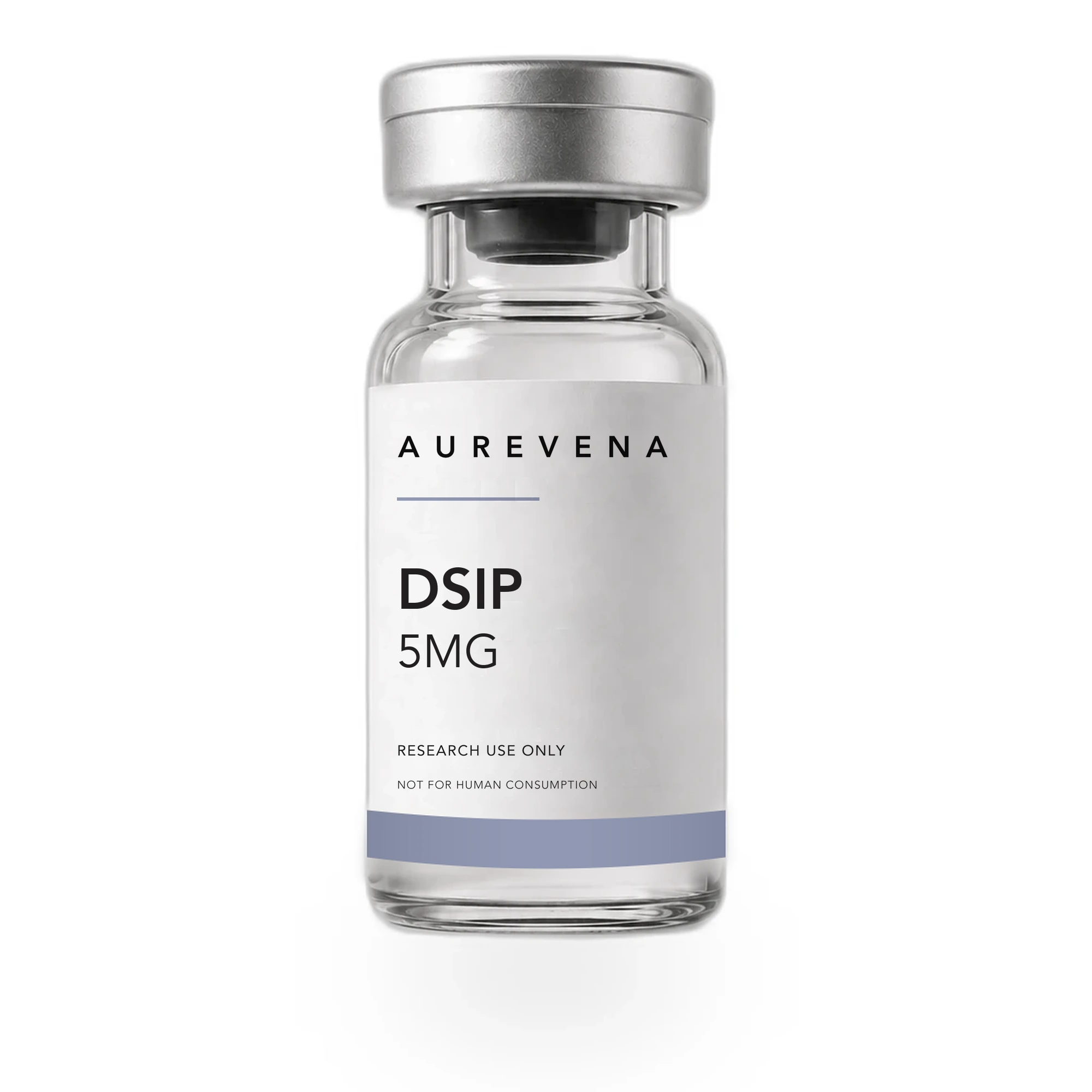 DSIP 5mg research peptide vial from Aurevena, for laboratory research use only