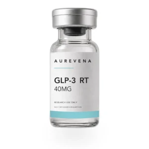 GLP-3 RT 40mg research peptide vial from Aurevena, for laboratory research use only