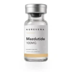 Mazdutide 100mg research peptide vial from Aurevena, for laboratory research use only