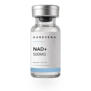 NAD+ 500mg research vial from Aurevena, for laboratory research use only