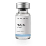 PNC-27 10mg research peptide vial from Aurevena, for laboratory research use only