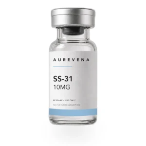 SS-31 10mg research peptide vial from Aurevena, for laboratory research use only
